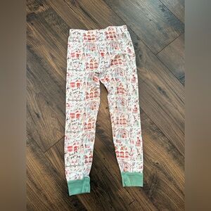 Lake Pajama Bottoms North Pole Mr Boddington Christmas Holiday Size 7